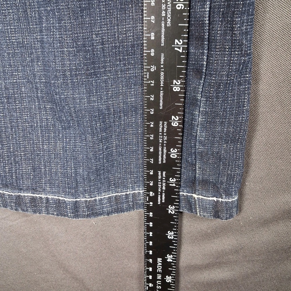 Y2K Vintage Southpole RN82628 Jeans Mens 34x32 Blue Wide Leg Baggy - Hip Hop - Picture 5 of 7